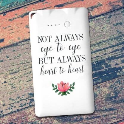 heart to heart message powerbank