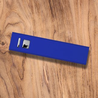 Cuboid Metal Powerbank Blue