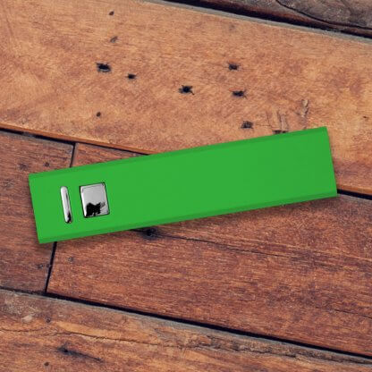 Cuboid Metal Powerbank Green