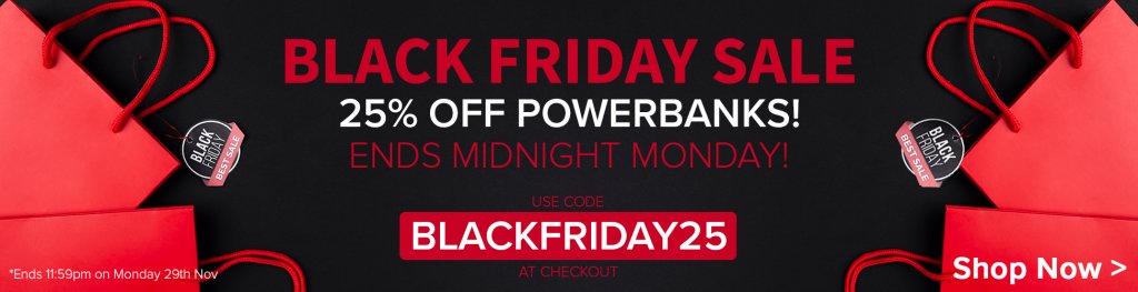 Personalised Powerbank Black Friday